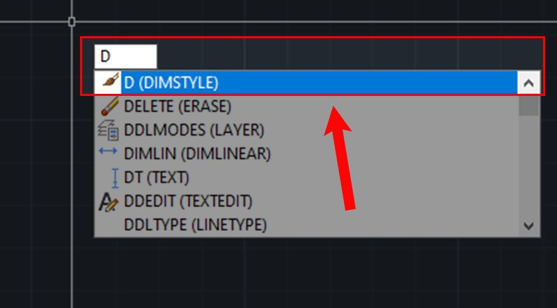 Thiết lập Dimension trong AutoCAD