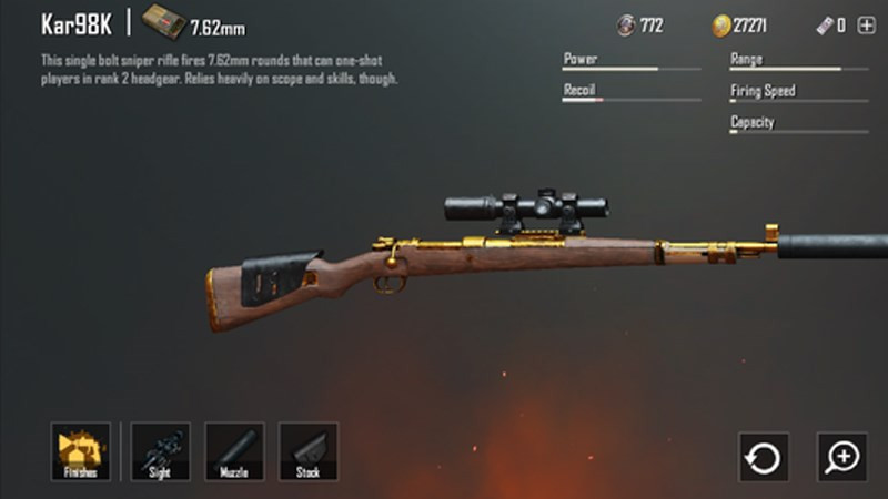 Thông số súng Kar98k