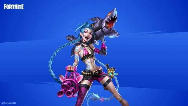 Tướng Jinx sẽ xuất hiện trong Fornite