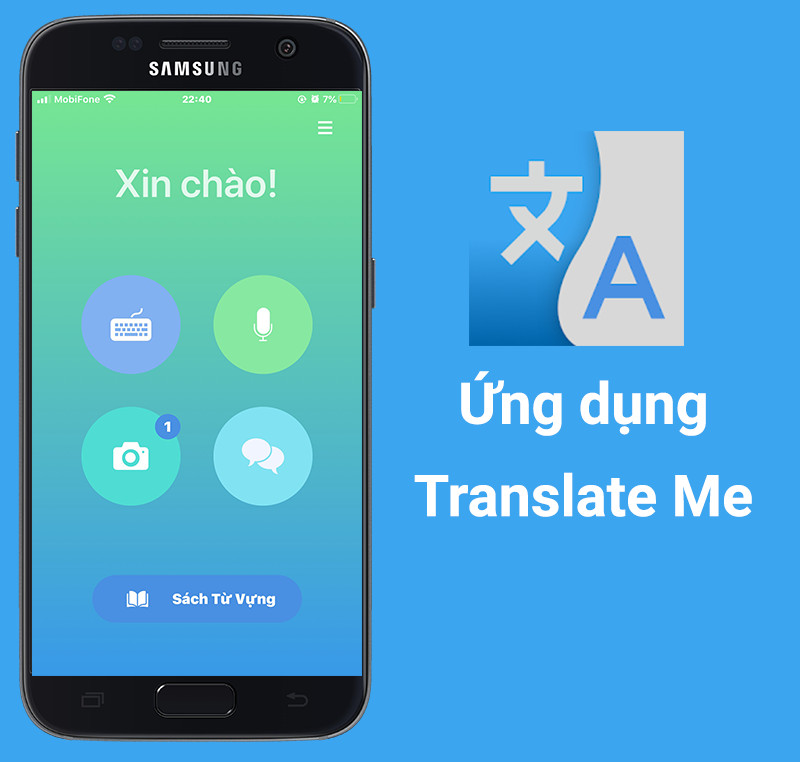 Ứng dụng Translate Me