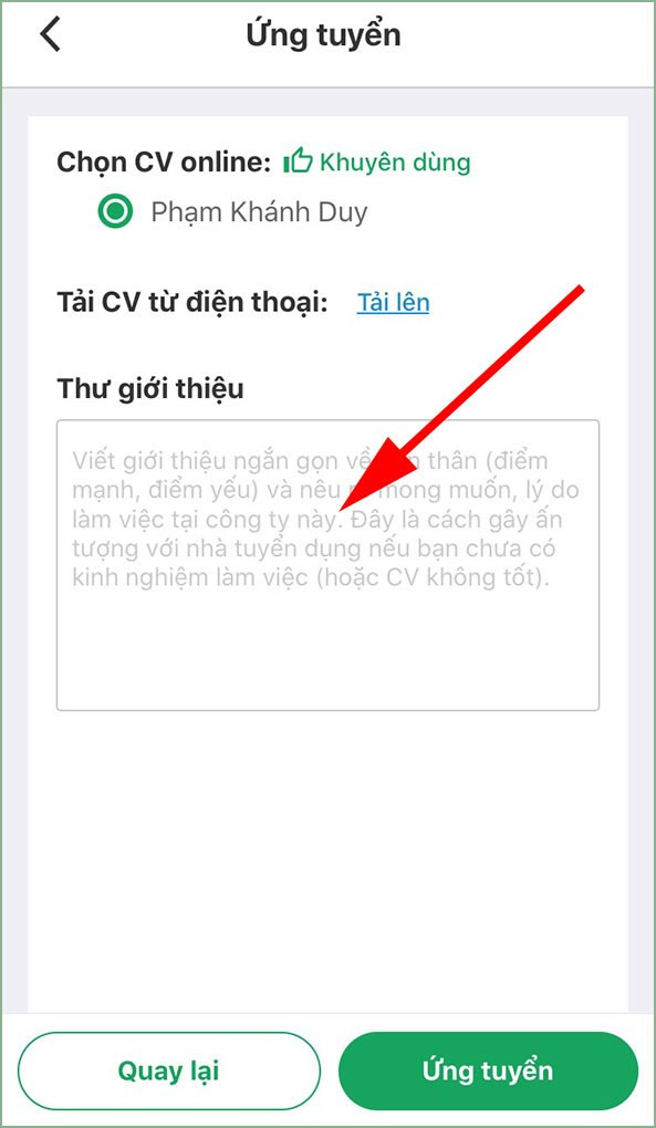 Viết thư giới thiệu