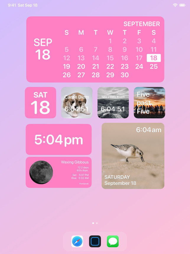 Widgetsmith: Tự tay thiết kế Widget độc đáo cho iPhone với iOS 14