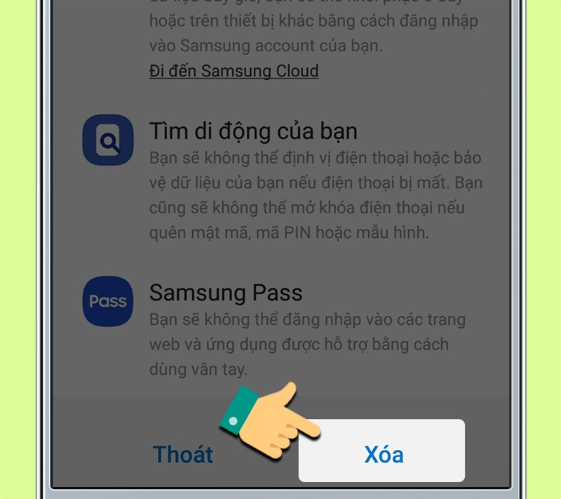 Xác nhận xóa