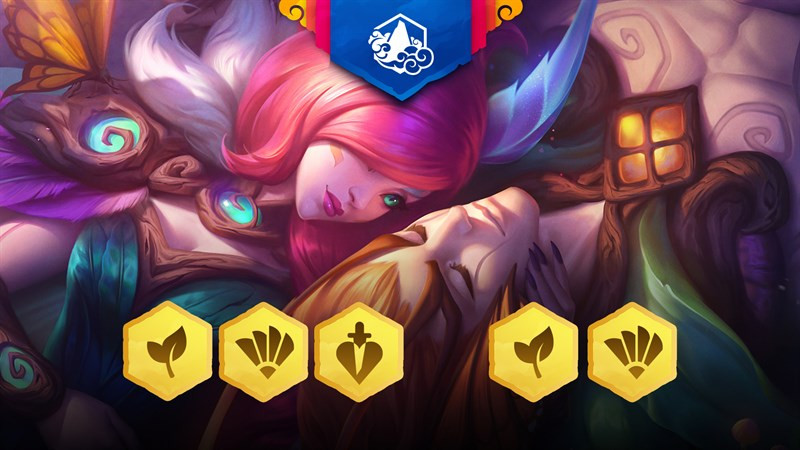 Xayah & Rakan đồng hành cùng nhau trong Thần Rừng DTCL 4.5