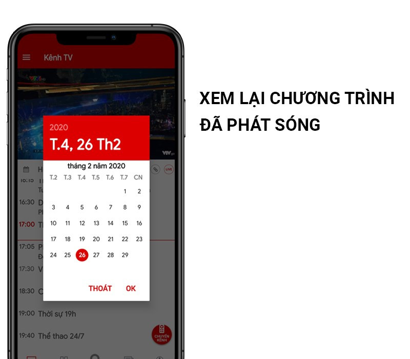 Xem lại c&aacute;c chương tr&igrave;nh đ&atilde; ph&aacute;t