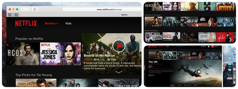 Xem Netflix trên nhiều thiết bị