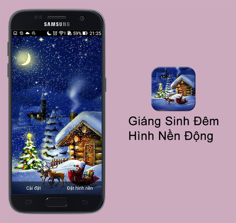 Kho Hình Nền Giáng Sinh Động Lung Linh Cho Điện Thoại Android