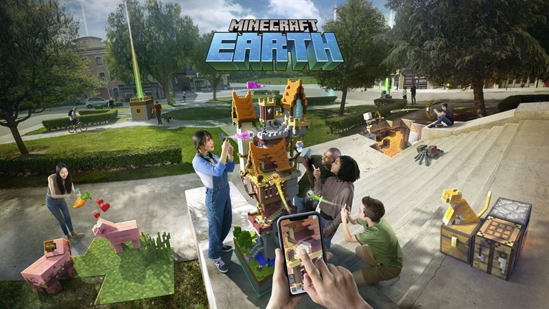 Khám Phá Thế Giới Thực Với Minecraft Earth: Game AR Độc Đáo