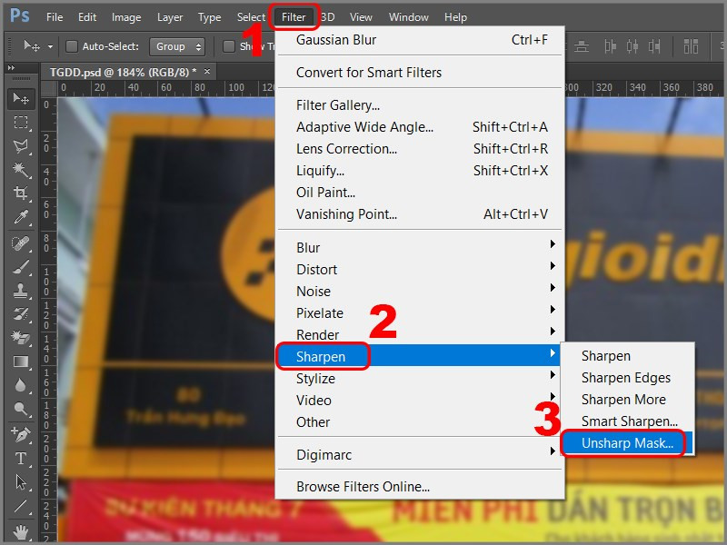 Hướng Dẫn Làm Nét Ảnh Bằng Photoshop Cực Kỳ Đơn Giản