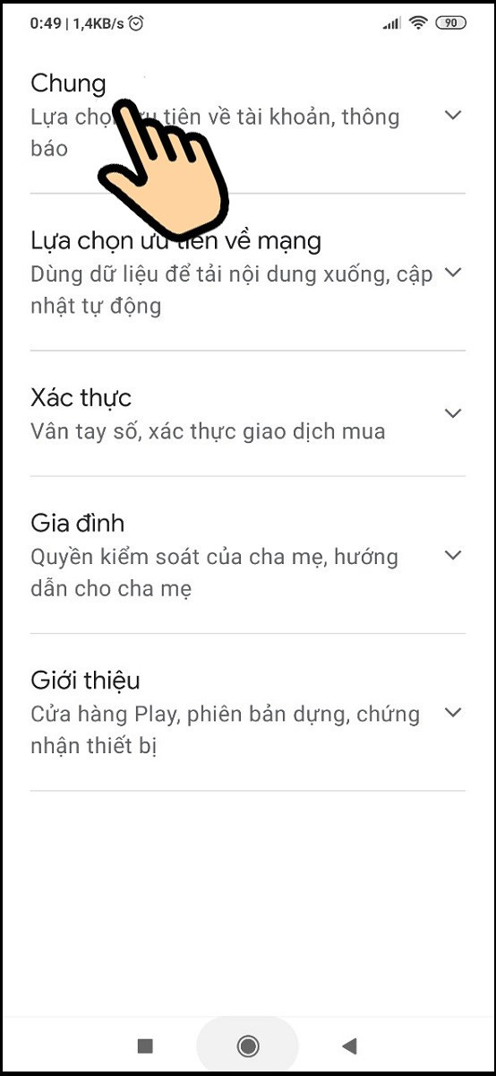 Xóa Lịch Sử Tìm Kiếm Trên CH Play (Google Play) Dễ Dàng