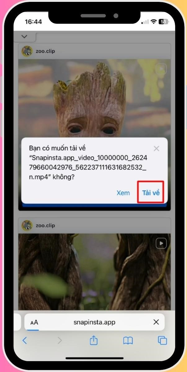 Hướng Dẫn Tải Video Instagram Có Nhạc Về iPhone Đơn Giản