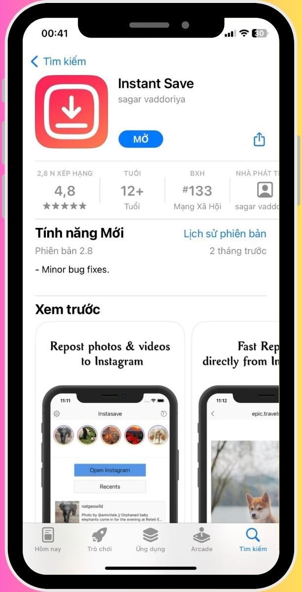 Hướng Dẫn Tải Video Instagram Có Nhạc Về iPhone Đơn Giản