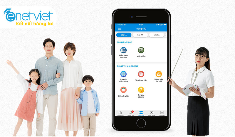Hướng dẫn sử dụng eNetViet: Theo dõi học tập của con dễ dàng