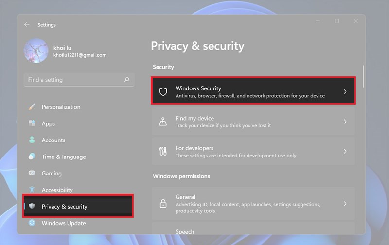 Hướng dẫn Tắt Windows Security (Windows Defender) trên Windows 11 Chi Tiết Nhất