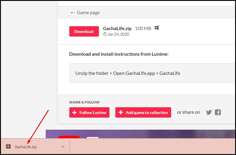 alt text: File zip Gacha Life