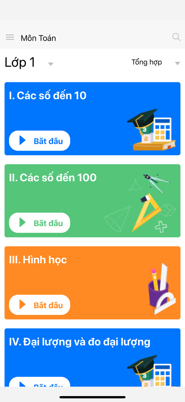 alt text: Giao diện ứng dụng VioEdu