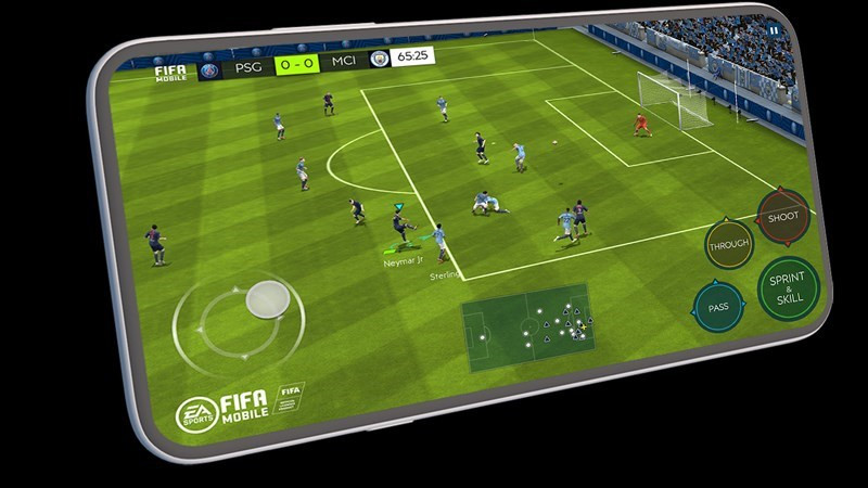 alt text: Hình ảnh trong game FIFA Football