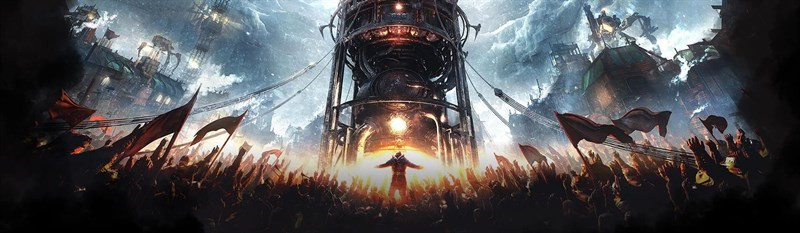 alt text: Hình ảnh trong game Frostpunk