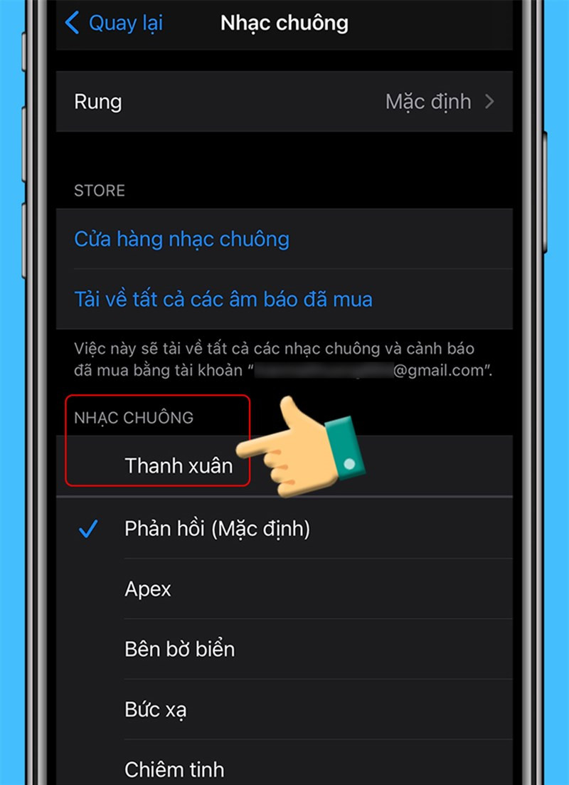 alt text: Nhạc chuông đã được tạo thành công trong GarageBand.