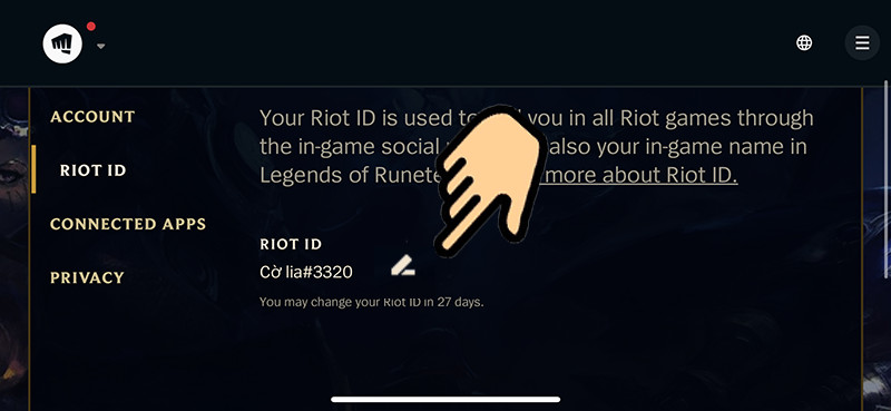 alt=Đổi tên Riot ID