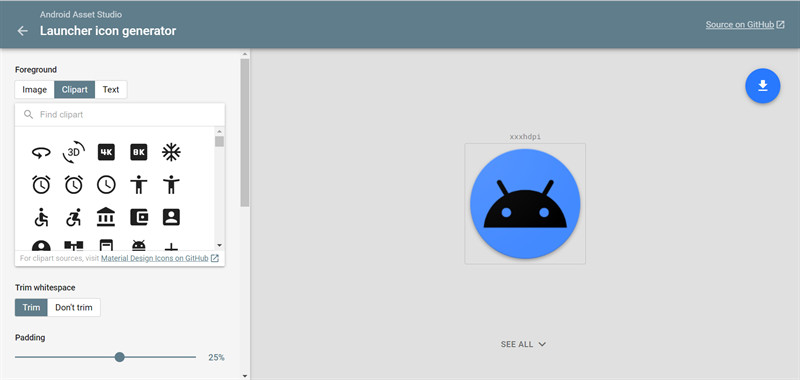 Android Asset Studio: Bộ công cụ tạo icon đa năng