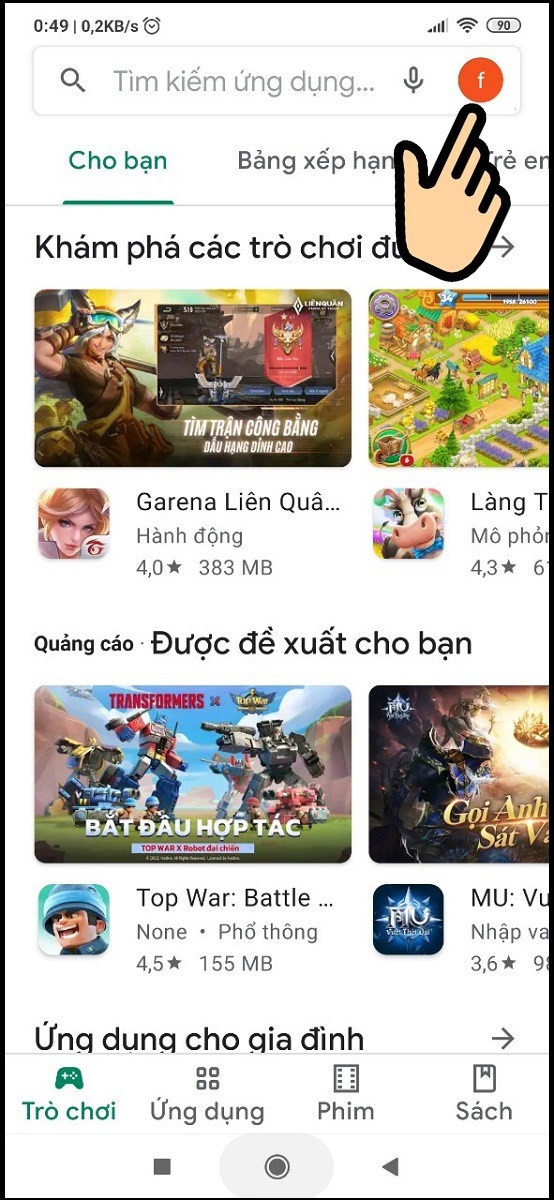 Ảnh đại diện CH Play