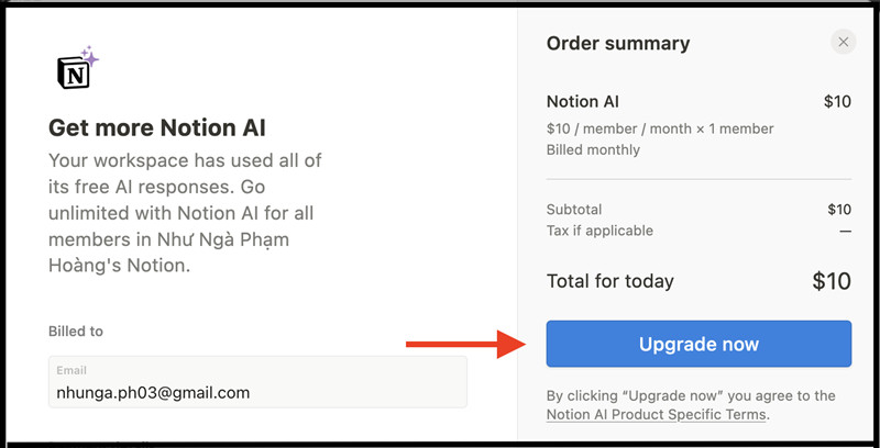 Notion AI: Trợ Thủ Đắc Lực Nâng Cao Năng Suất Làm Việc