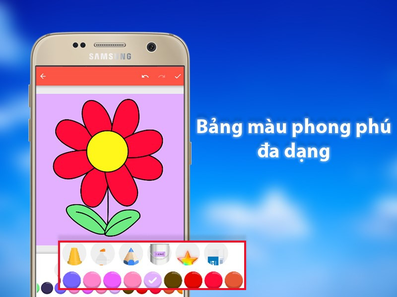 Bảng màu và nét vẽ