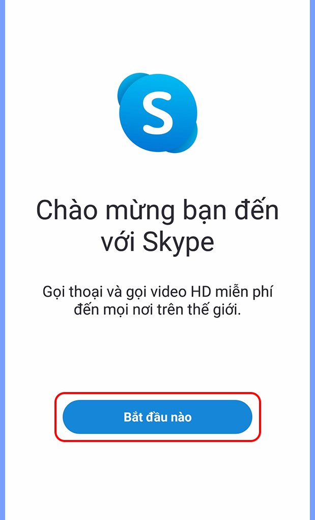 Bắt đầu với Skype