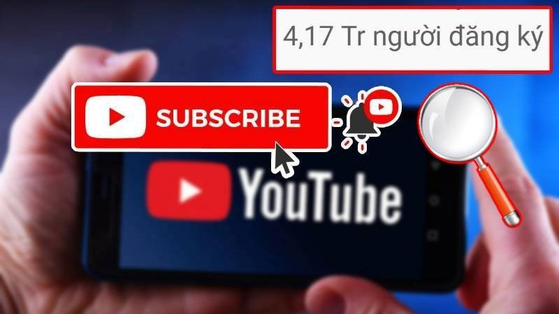 Cách xem số người đăng ký YouTube