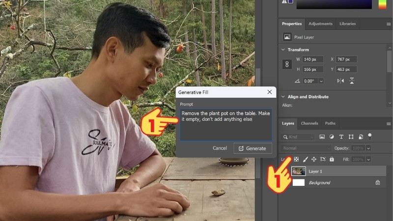 Bỏ túi 4 cách xóa vật thể trong Photoshop cực dễ