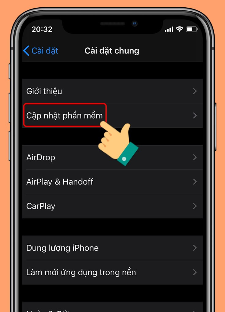 Cập nhật phần mềm