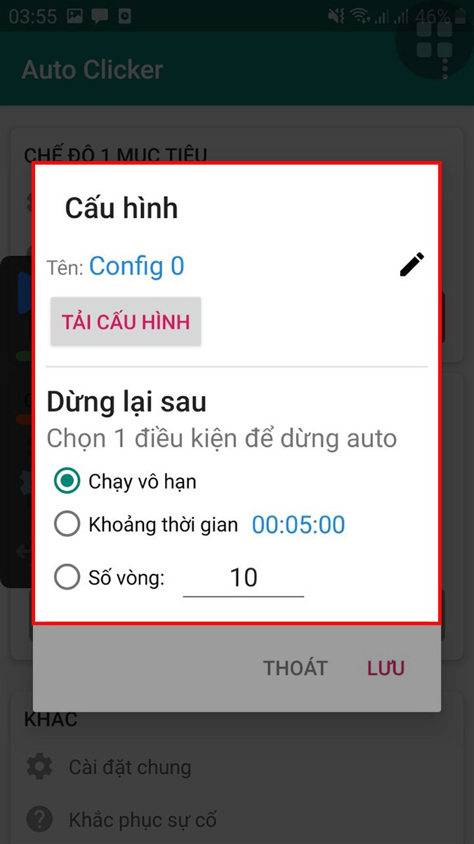 Cấu hình nâng cao