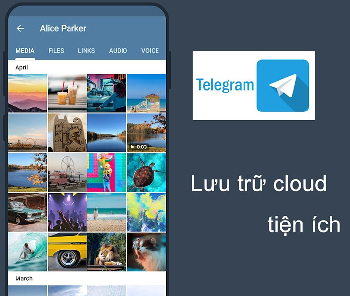 C&aacute;c tệp, video, h&igrave;nh ảnh đ&atilde; gửi đi sẽ được lưu trữ tr&ecirc;n cloud