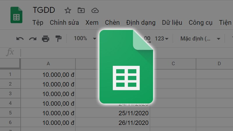 Cách chỉnh định dạng ngày tháng, tiền tệ trong Google Sheets dễ dàng