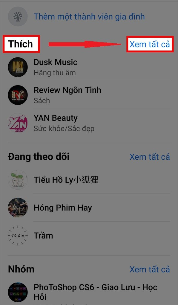 Chạm Xem tất cả tại mục Thích