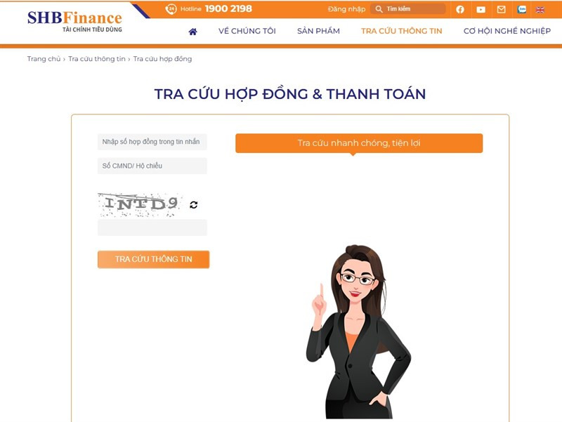 Chi tiết tra cứu hợp đồng