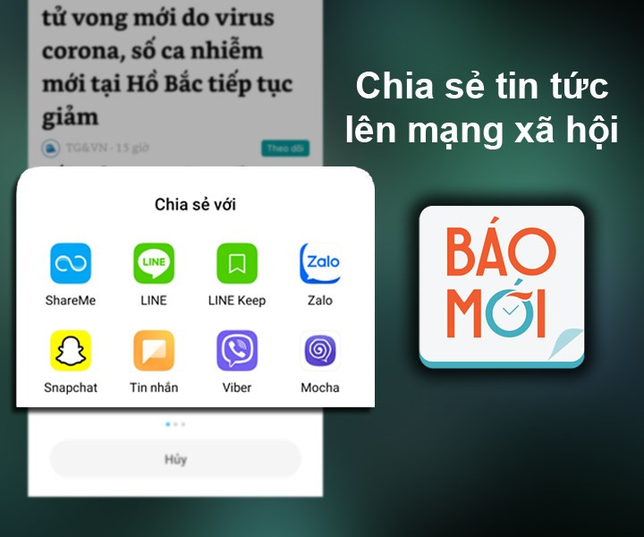 Chia sẻ tin tức với Báo Mới