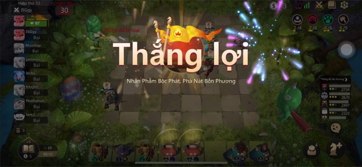 Chiến thắng trong Auto Chess VNG