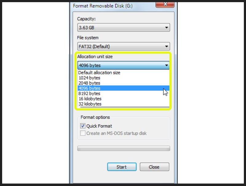 Chọn Allocation File mong muốn