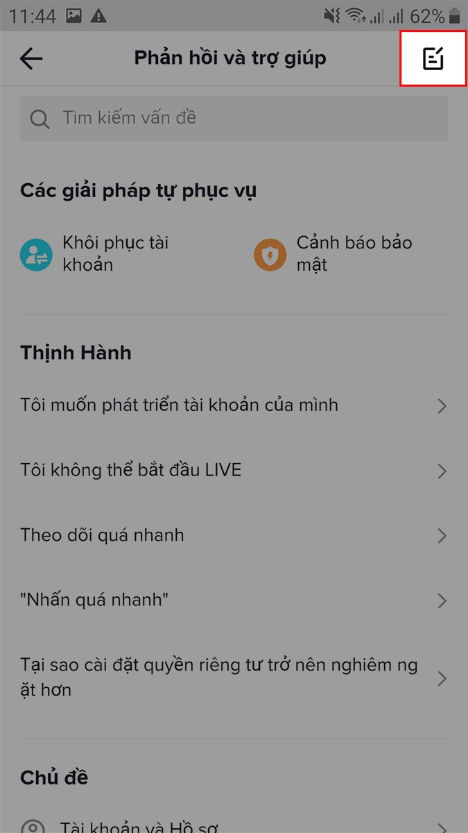 Chọn biểu tượng