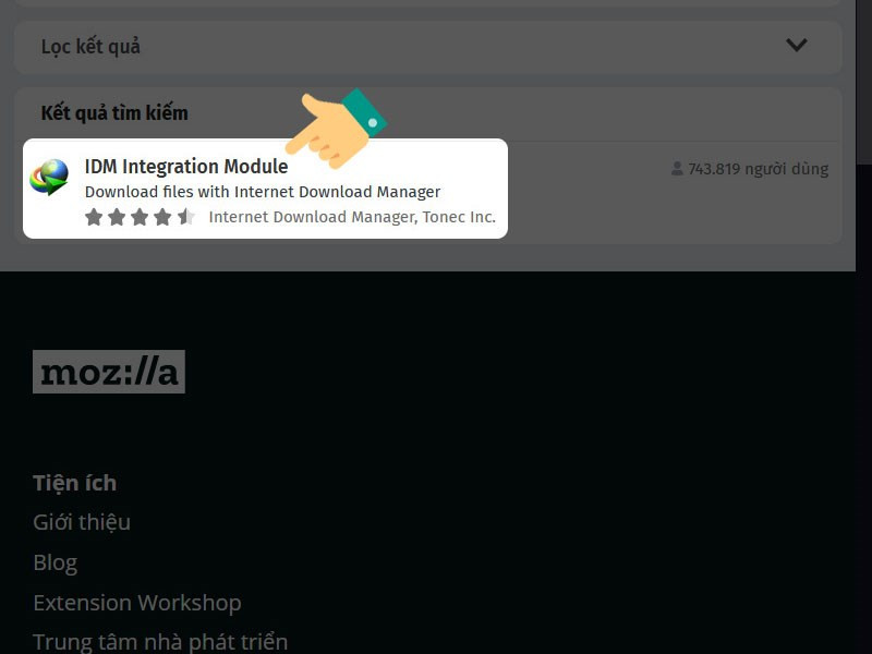 Chọn IDM Integration Module