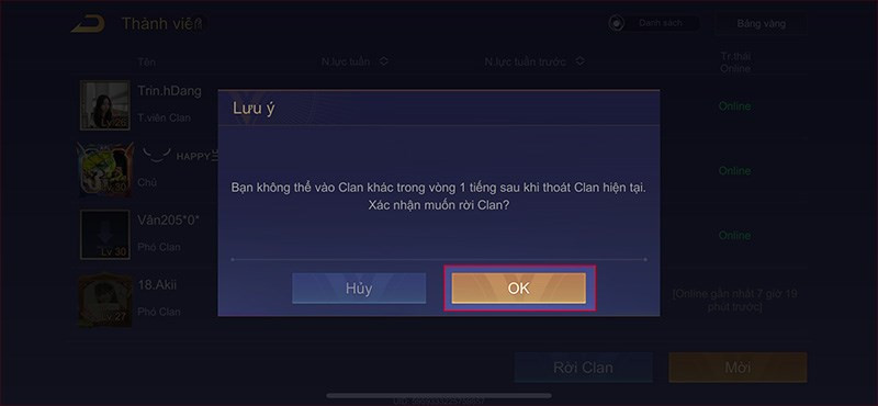 Hướng Dẫn Tạo, Rời và Tham Gia Clan trong Liên Quân Mobile