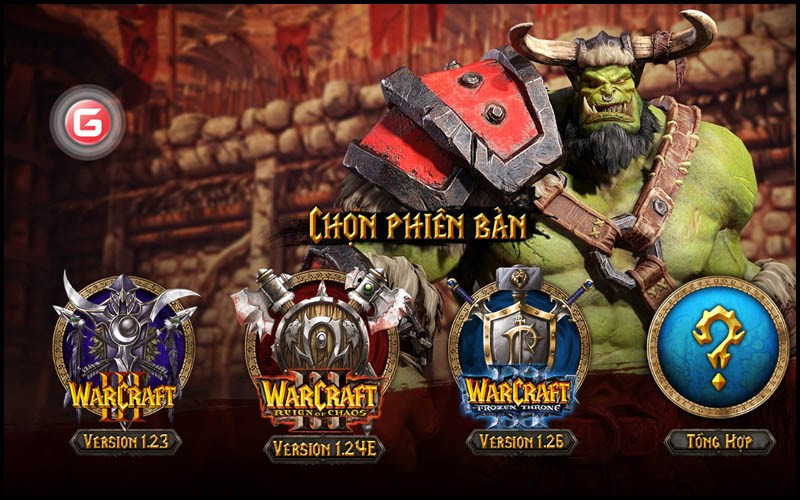 Chọn phiên bản Warcraft 3