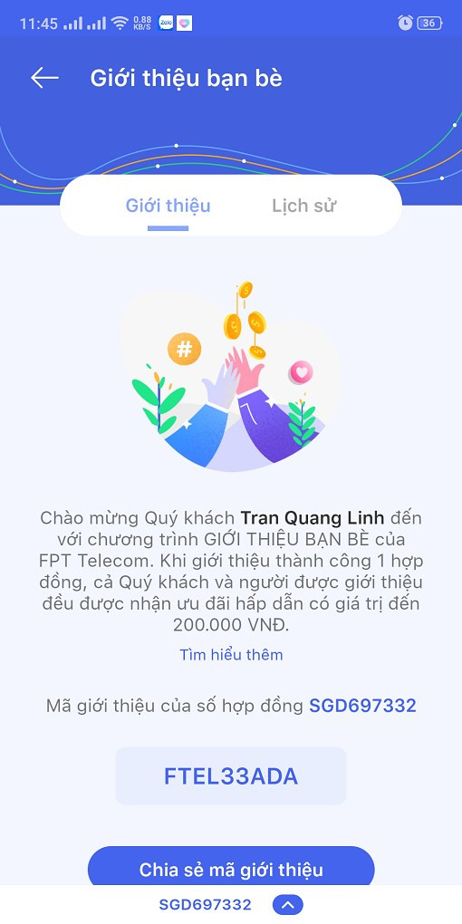 Chương tr&igrave;nh ưu đ&atilde;i Giới Thiệu Bạn B&egrave;