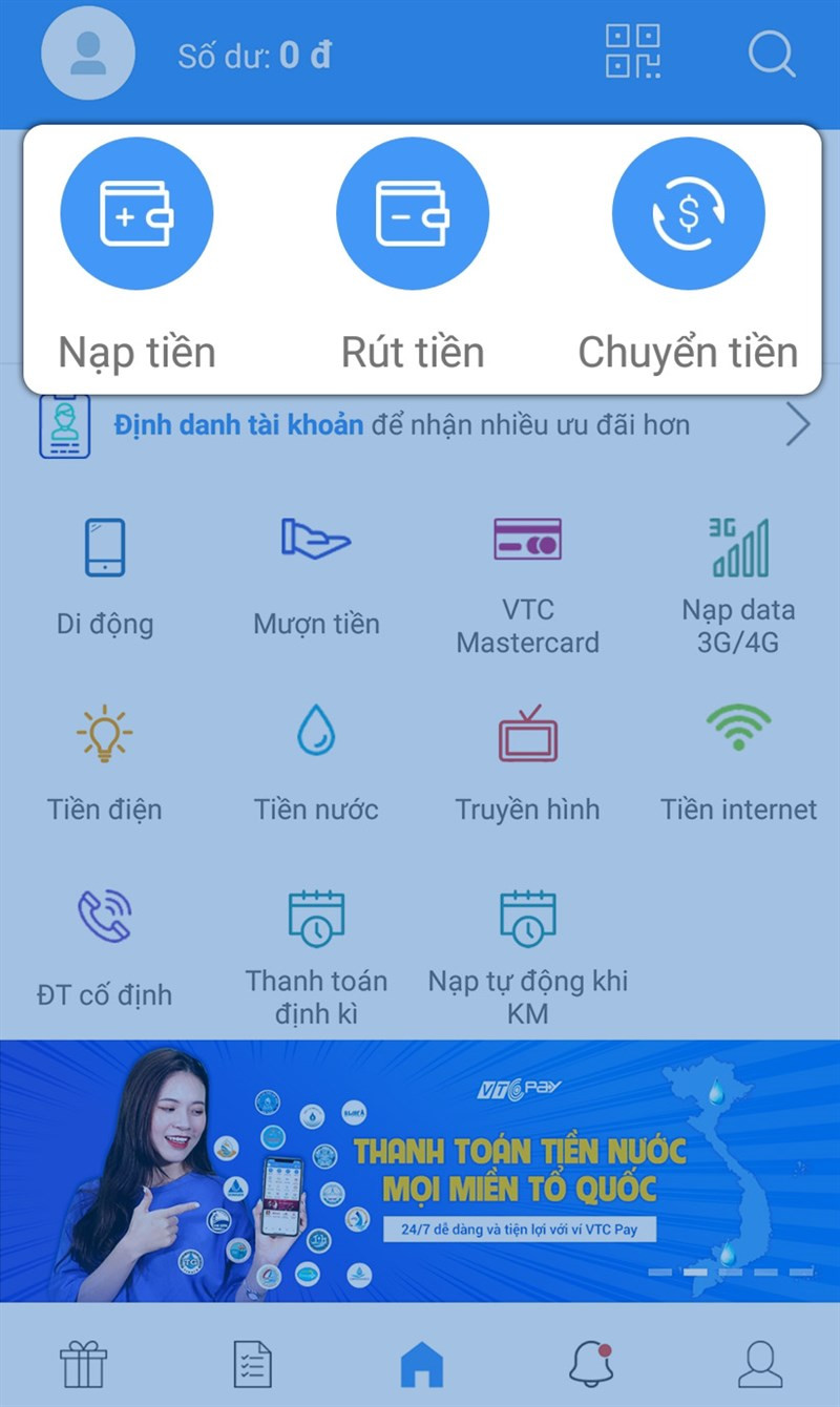 Chuyển tiền nhanh ch&oacute;ng với v&iacute; VTC Pay