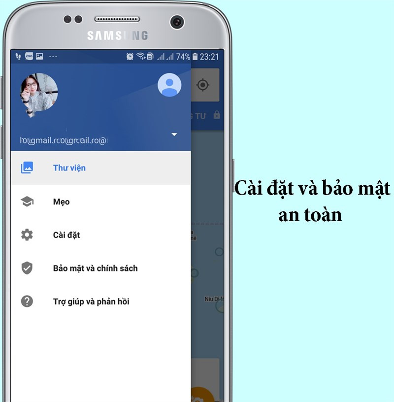 C&agrave;i đặt v&agrave; bảo mật t&agrave;i khoản