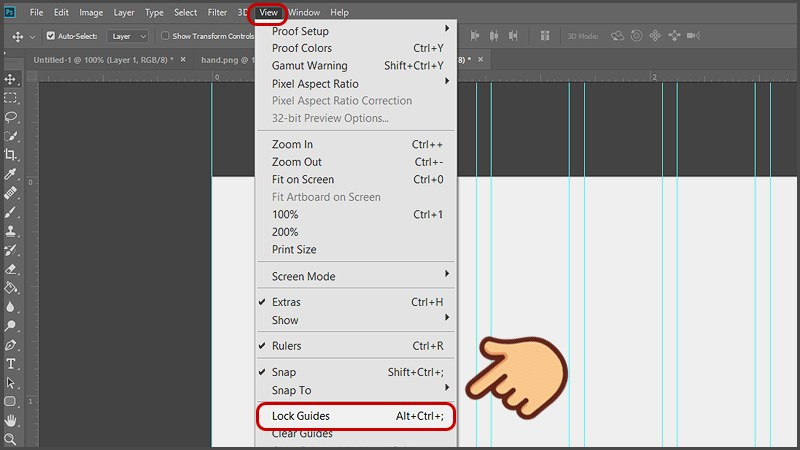 Hướng Dẫn Tạo Đường Lưới (Grid) Và Đường Gióng (Guide) Trong Photoshop Chi Tiết