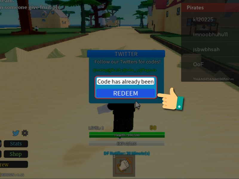 Code Saga Piece Roblox mới nhất (2024) và hướng dẫn nhập code chi tiết