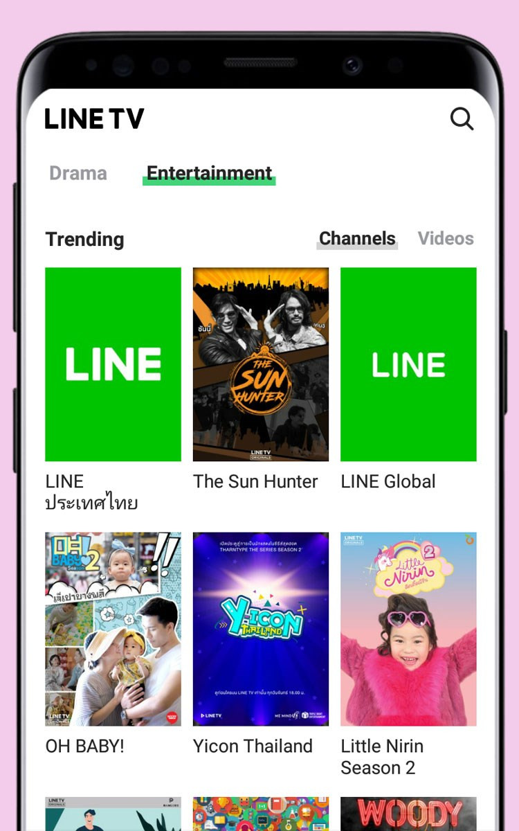 Đa dạng thể loại LINE TV